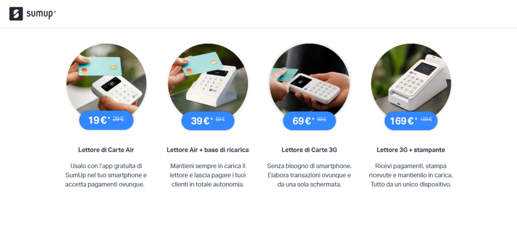 pagamenti sumup come funziona offerta lettori carte